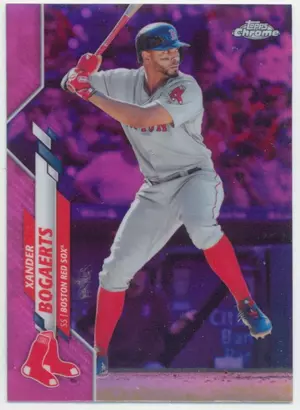 2020 Topps Chrome - Xander Bogaerts #137 Pink Refractor Parallel