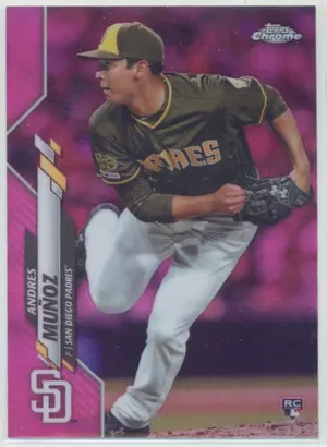2020 Topps Chrome - Andres Munoz #149 Pink Refractor Parallel