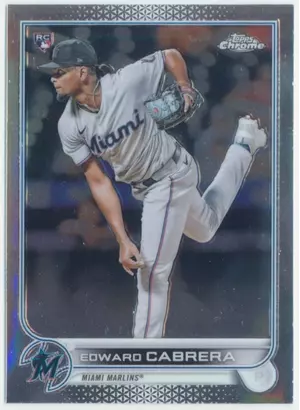 2022 Topps Chrome - Edward Cabrera #64 RC