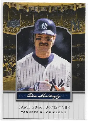 2008 Yankee Stadium Legacy Collection #5046 Don Mattingly *