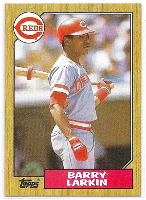 1987 Topps #648 Barry Larkin RC