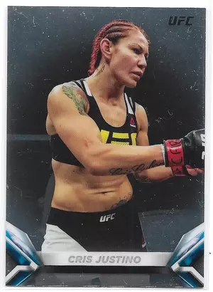 2018 Topps UFC Chrome Knockout Chrome #UFCK-CJ Cris 'Cyborg' Justino