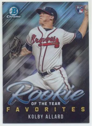2019 Bowman - Kolby Allard #ROYF-9 Rookie of the Year Favorites Chrome
