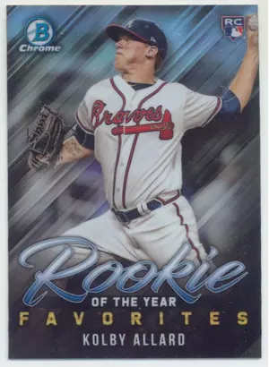 2019 Bowman - Kolby Allard #ROYF-9 Rookie of the Year Favorites Chrome