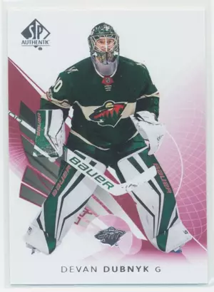 2017-18 SP AUTHENTIC - DEVAN DUBNYK #62 LIMITED RED
