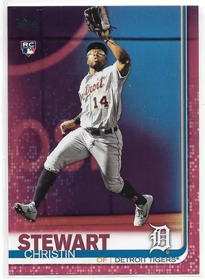 2019 Topps Mother's Day Pink #672 Christin Stewart (17/50)