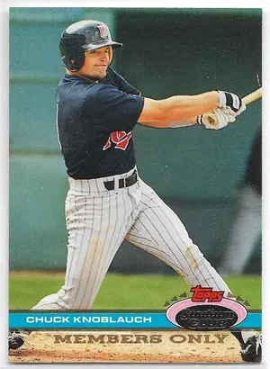 1991 Stadium Club Members Only #20 Chuck Knoblauch