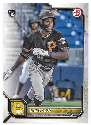 2022 Bowman #51 Oneil Cruz RC