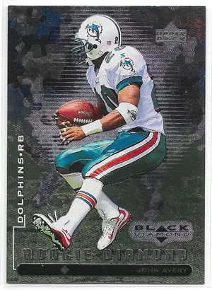 1998 Black Diamond Rookie Edition #103 John Avery RC