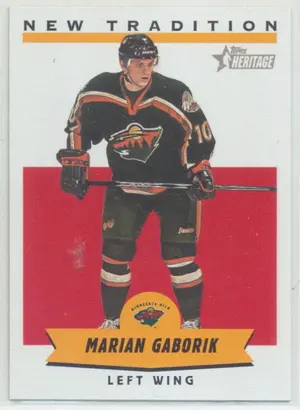 2000-01 TOPPS HERITAGE - MARIAN GABORIK #NT10 NEW TRADITION