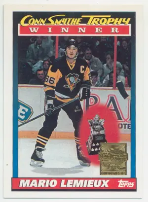 2001-02 TOPPS - MARIO LEMIEUX COMMEMORATIVE REPRINTS #4