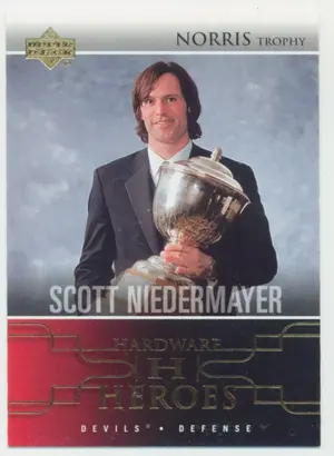 2004-05 UPPER DECK - SCOTT NIEDERMAYER #AW1 HARDWARE HEROES