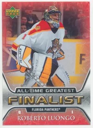2005-06 UPPER DECK - ROBERTO LUONGO #25 ALL-TIME GREATEST FINALIST