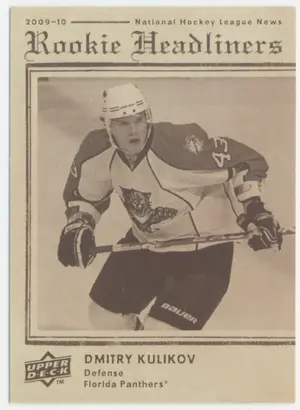 2009-10 UPPER DECK - DMITRY KULIKOV #RH9 ROOKIE HEADLINERS