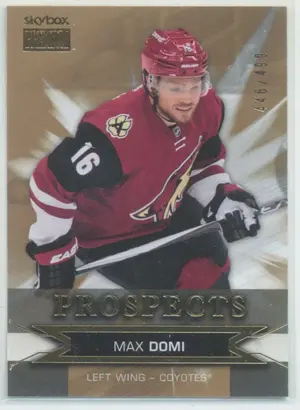 2015-16 FLEER SHOWCASE - MAX DOMI #S5 SKYBOX PREMIUM PROSPECTS 446/499