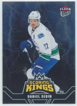 2016-17 FLEER SHOWCASE - DANIEL SEDIN #SK23 SCORING KINGS