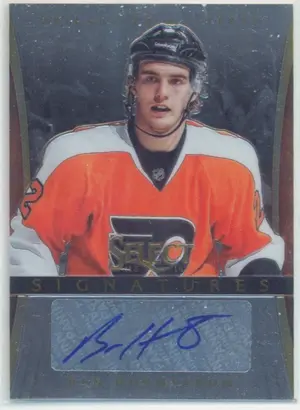 2013-14 PANINI SELECT - BEN HOLMSTROM #SI-HM SIGNATURES