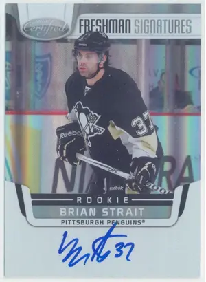 2011-12 PANINI CERTIFIED - BRIAN STRAIT #172 FRESHMAN SIGNATURES