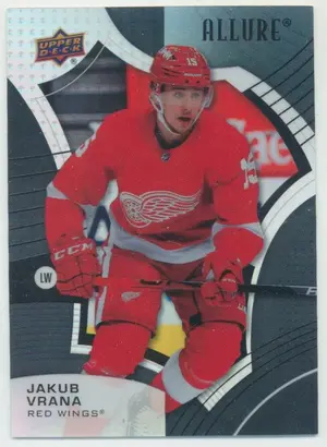 2021-22 ALLURE - JAKUB VRANA #63 BLACK RAINBOW