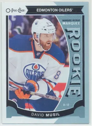 2015-16 O-PEE-CHEE - DAVID MUSIL #548 MARQUEE ROOKIE