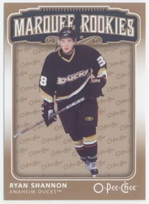 2006-07 O-PEE-CHEE - RYAN SHANNON #537 MARQUEE ROOKIE