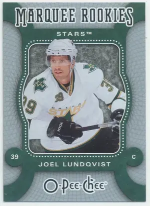 2007-08 O-PEE-CHEE - JOEL LUNDQVIST #536 MARQUEE ROOKIE