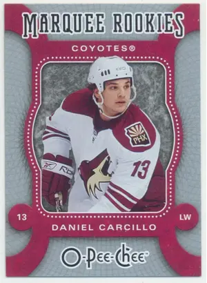 2007-08 O-PEE-CHEE - DANIEL CARCILLO #587 MARQUEE ROOKIE