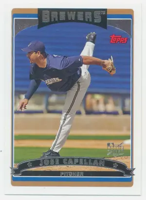 2006 Topps - Jose Capellan #496 RC Foil Error!