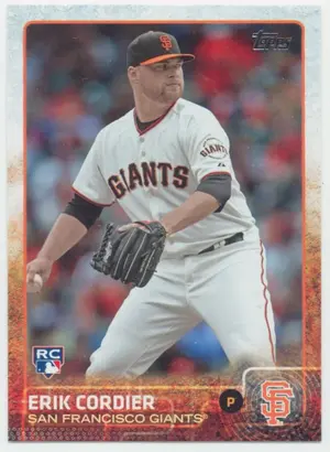 2015 Topps - Erik Cordier #535 RC
