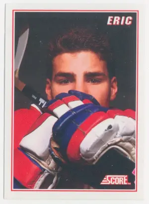 1990-91 SCORE - ERIC LINDROS #B4 BONUS CARDS