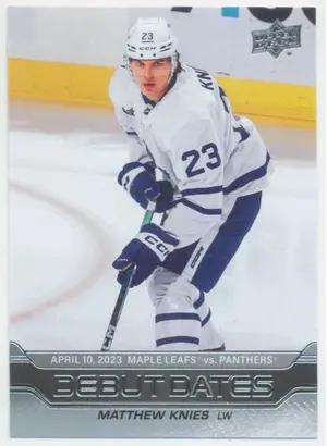 2023-24 UPPER DECK - MATTHEW KNIES #DD-18 DEBUT DATES