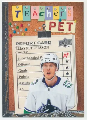 2023-24 UPPER DECK - ELIAS PETTERSSON #TP-10 TEACHER'S PET