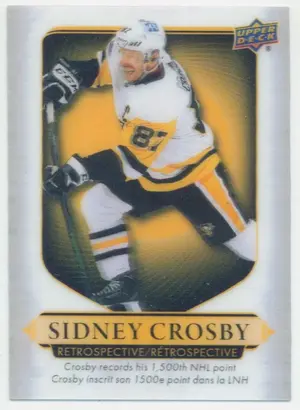 2024-25 TIM HORTONS - SIDNEY CROSBY #SC-9 RETROSPECTIVE