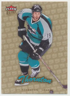 2006-07 FLEER ULTRA - JOE THORNTON #161 GOLD MEDALLION⚠️