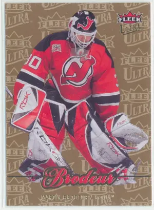 2007-08 FLEER ULTRA - MARTIN BRODEUR #79 GOLD MEDALLION
