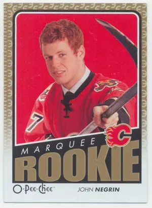 2009-10 O-PEE-CHEE - JOHN NEGRIN #540 MARQUEE ROOKIES