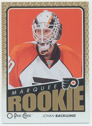 2009-10 O-PEE-CHEE - JOHAN BACKLUND #769 MARQUEE ROOKIES