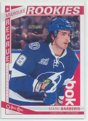 2013-14 O-PEE-CHEE - MARK BARBERIO #511 MARQUEE ROOKIES
