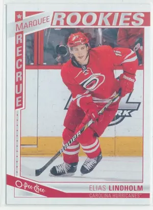 2013-14 O-PEE-CHEE - ELIAS LINDHOLM #637 MARQUEE ROOKIES