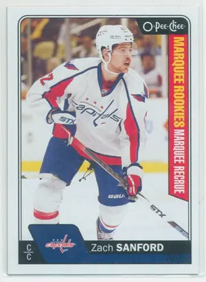 2016-17 O-PEE-CHEE - ZACH SANFORD #673 MARQUEE ROOKIES