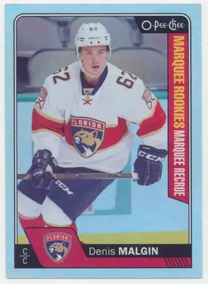 2016-17 O-PEE-CHEE - DENIS MALGIN #709 MARQUEE ROOKIES RAINBOW FOIL