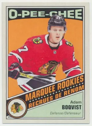 2019-20 O-PEE-CHEE - ADAM BOQVIST #616 MARQUEE ROOKIES RETRO