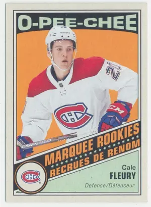 2019-20 O-PEE-CHEE - CALE FLEURY #636 MARQUEE ROOKIES RETRO