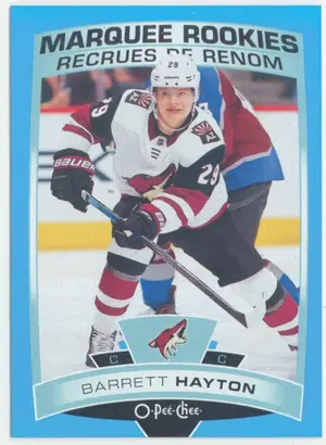 2019-20 O-PEE-CHEE - BARRETT HAYTON #627 MARQUEE ROOKIES BLUE