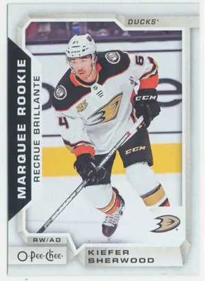 2018-19 O-PEE-CHEE - KIEFER SHERWOOD #629 MARQUEE ROOKIE