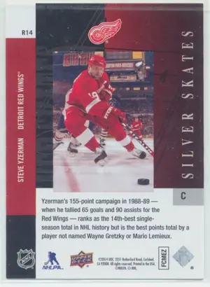 2013-14 Upper Deck SP Authentic Steve Yzerman Silver Skates #R14