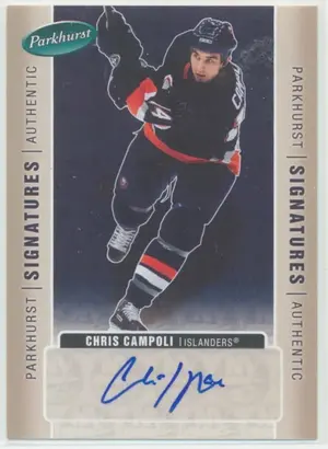 2005-06 PARKHURST - CHRIS CAMPOLI #CC SIGNATURES