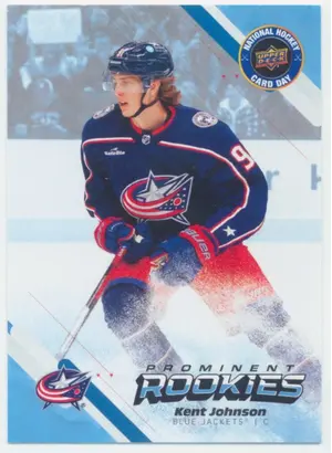 2023 NATIONAL HOCKEY CARD DAY CANADA - KENT JOHNSON #NHCD-4 PROMINENT ROOKIES