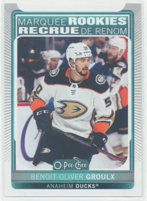 2021-22 O-PEE-CHEE - BENOIT-OLIVIER GROULX #612 MARQUEE ROOKIES