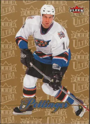 2007-08 FLEER ULTRA - MATT PETTINGER #4 GOLD MEDALLION